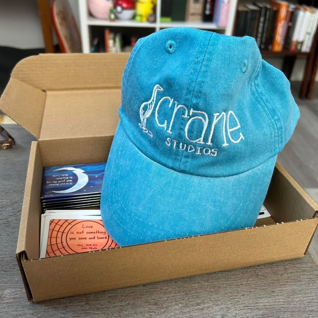 packing up my very first Crane Studios Shop order! take a look and place an order today at cranestudiosmd.com
