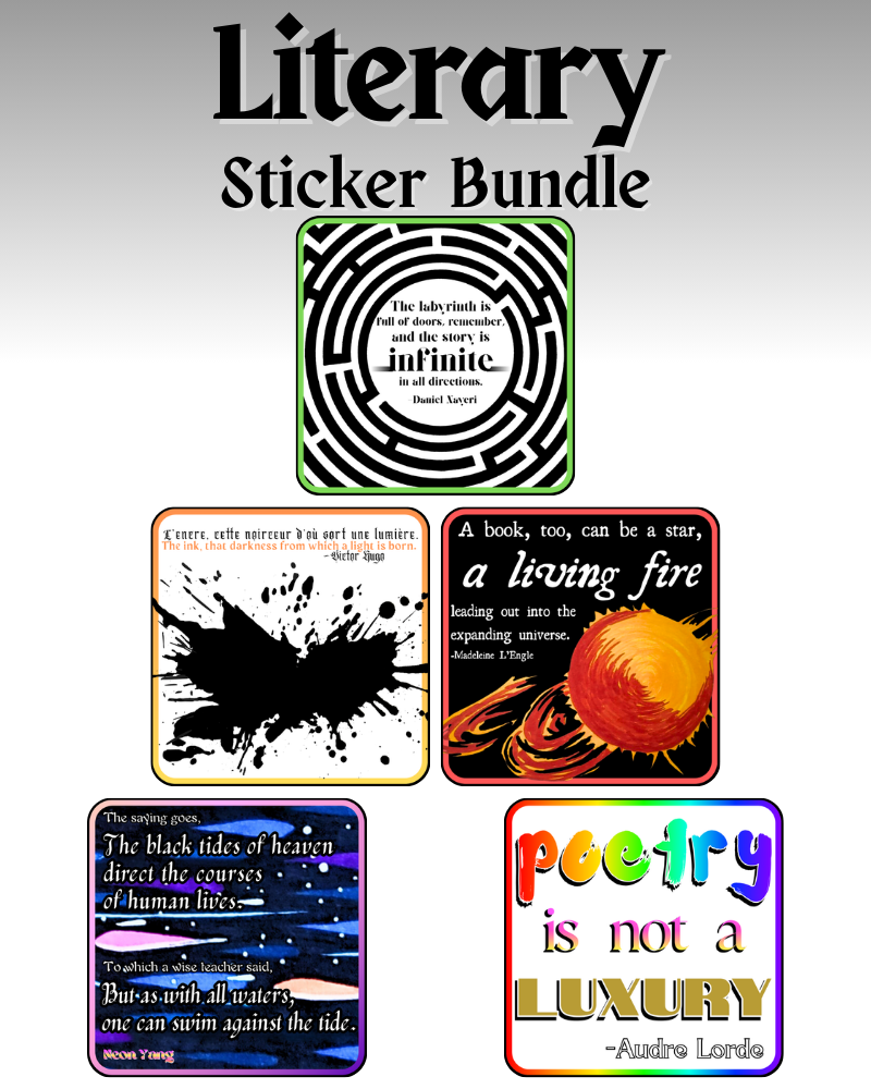 Literary Sticker Bundle - We Love To Read COLLECTION