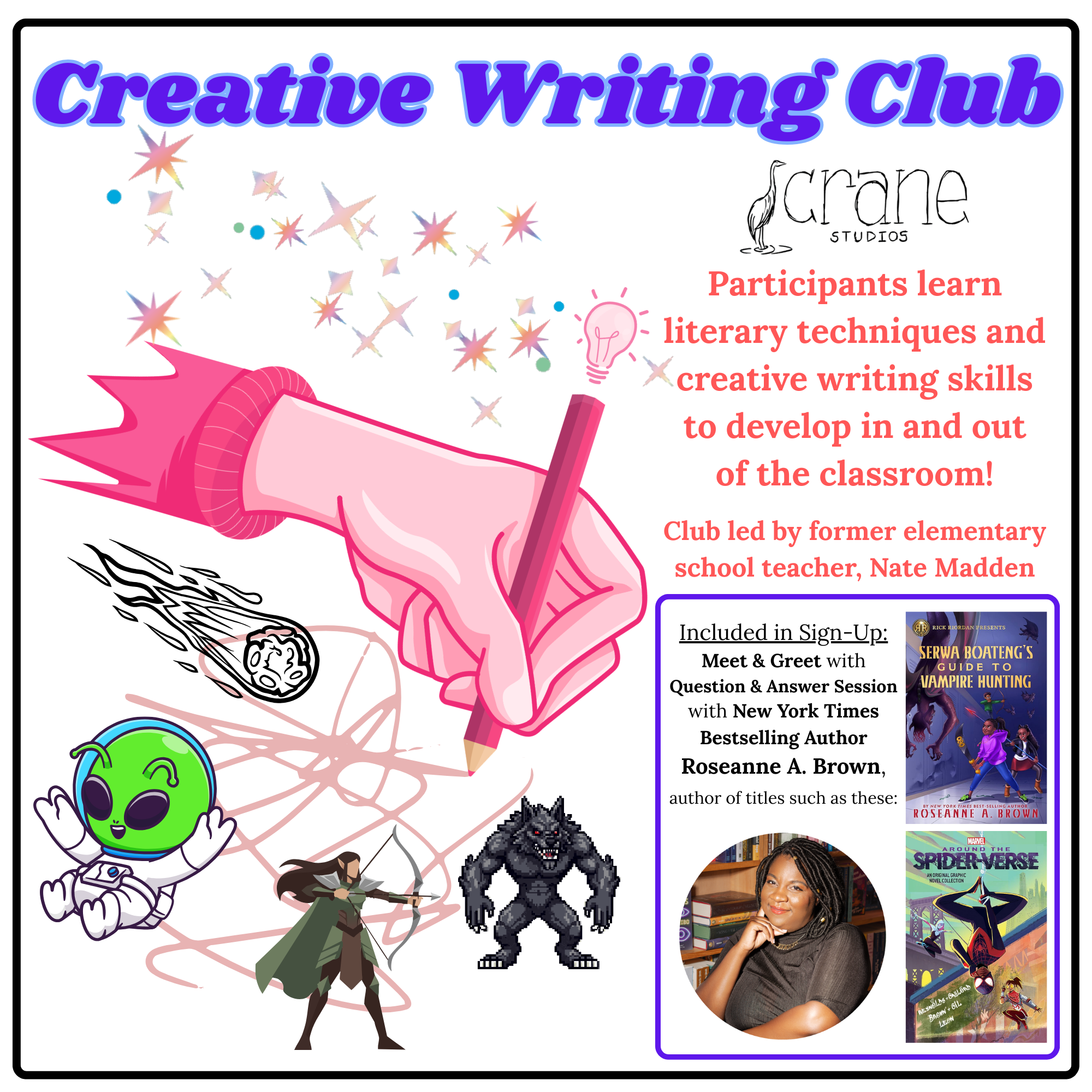 CREATIVE WRITING Club - Spring Session