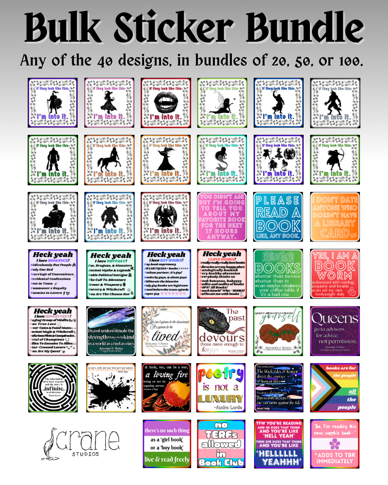 Bulk Stickers - We Love To Read COLLECTION