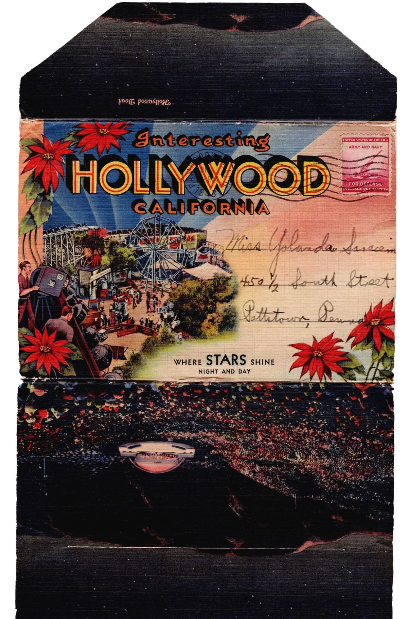 Hollywood-California-postcards-1954