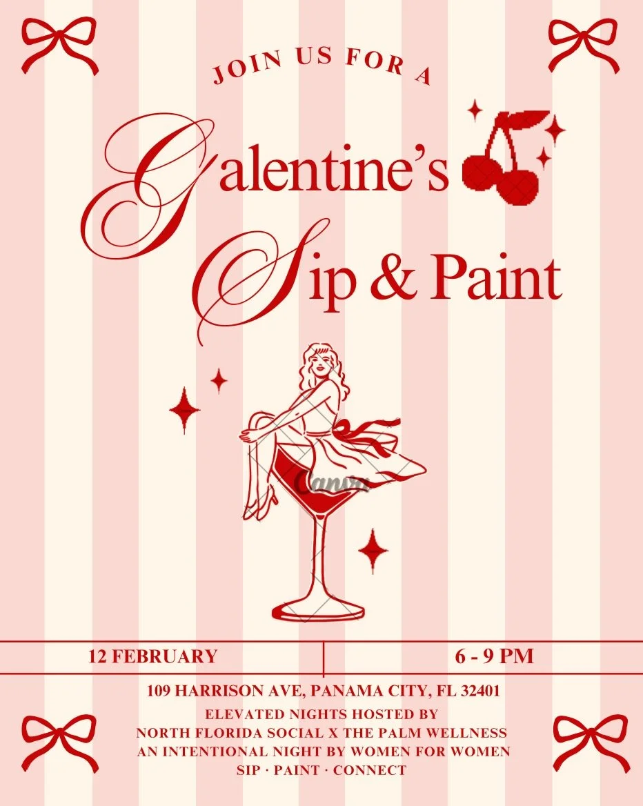 Galentine&rsquo;s is almost here 💕 and this is your sign to grab a ticket!
Our Galentine&rsquo;s Sip &amp; Paint is the ultimate girls&rsquo; night&mdash;cute, creative, and so much fun.

Your ticket includes:
✨ 2 elevated mocktails
🎨 A wine glass 