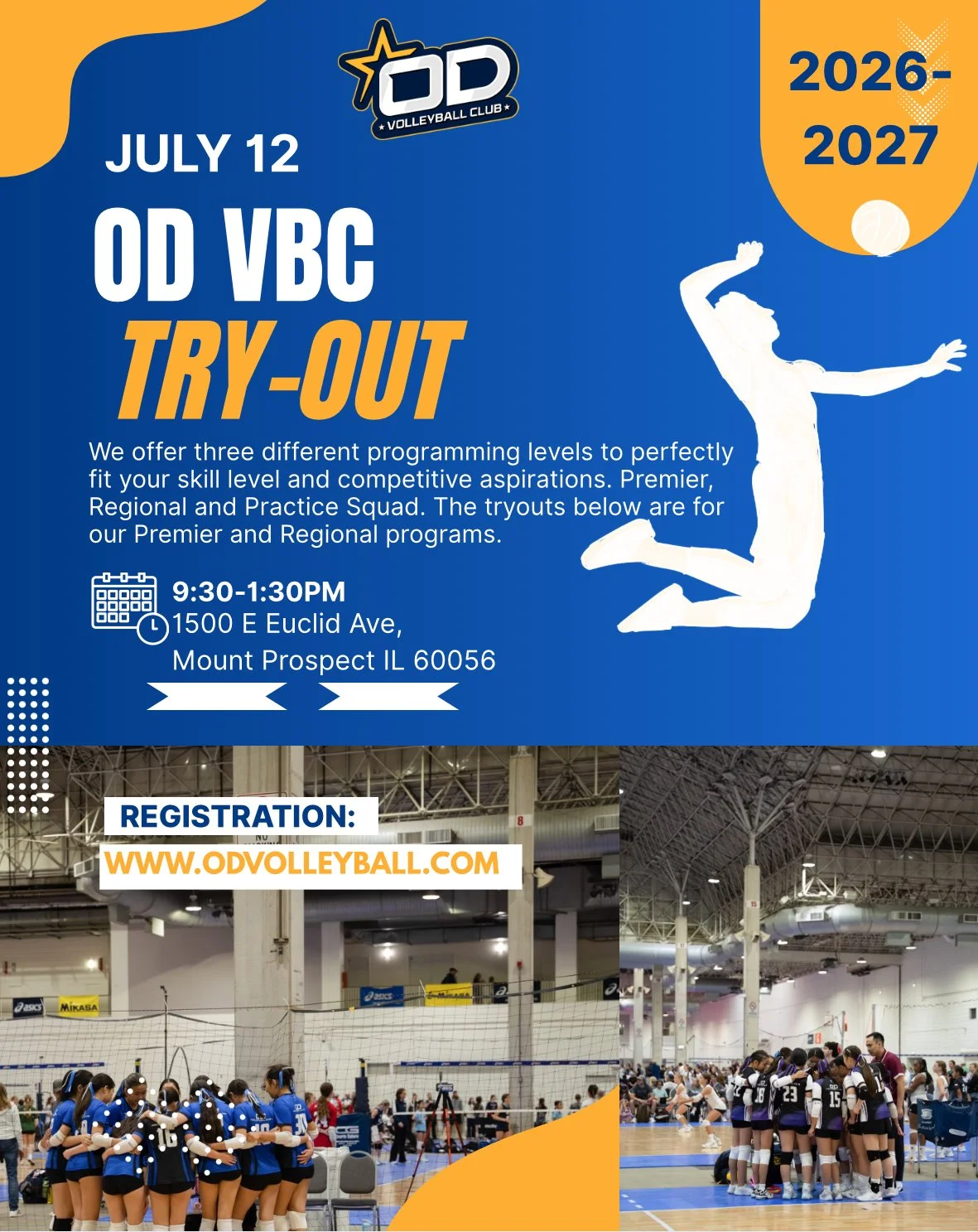 OD VBC | Boys & Girls Try-Outs | All Ages