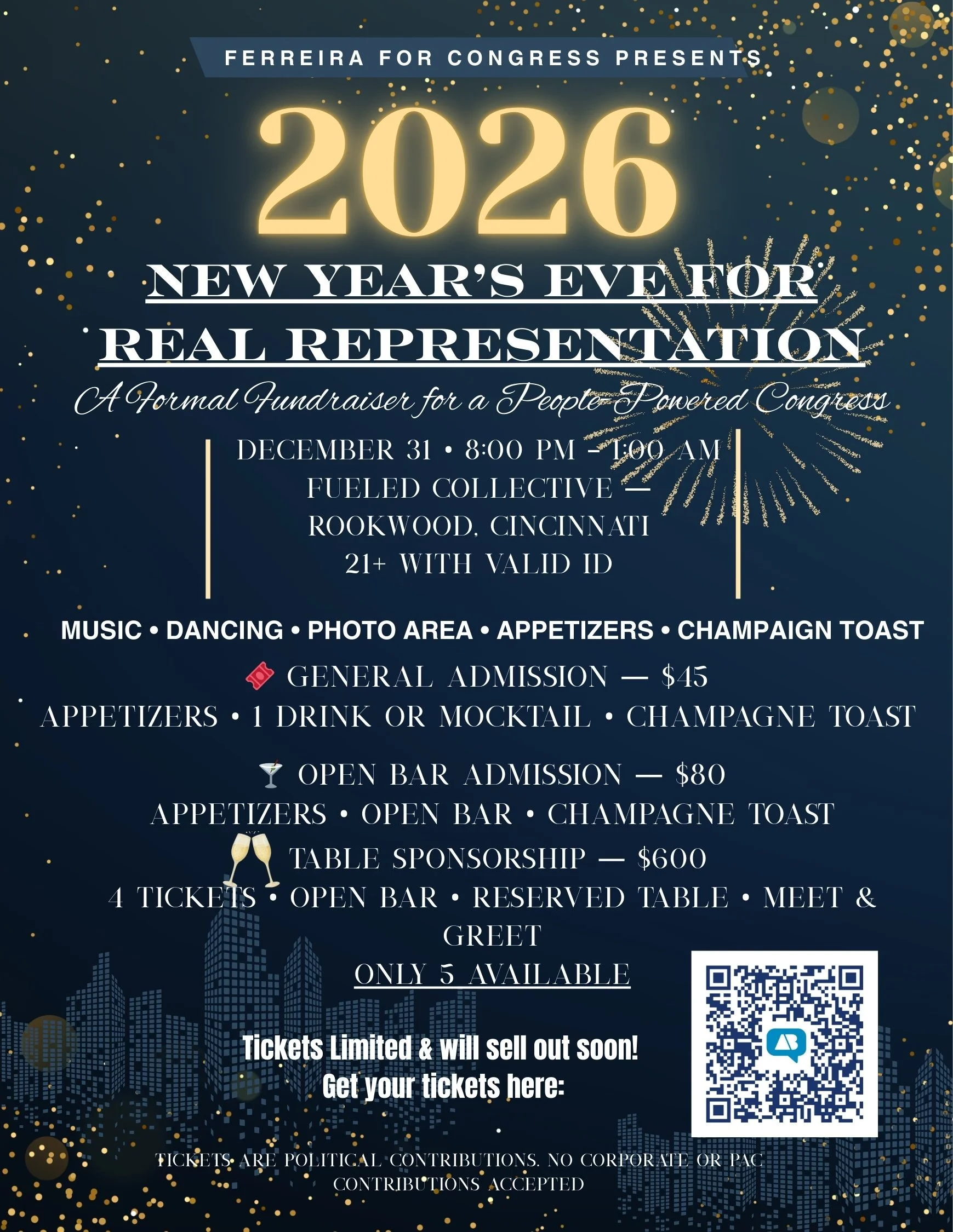 Image of flyer for New Year's Eve Event