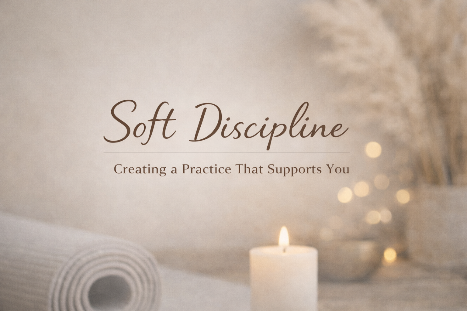 Soft Discipline: Creating a Practice That Supports You