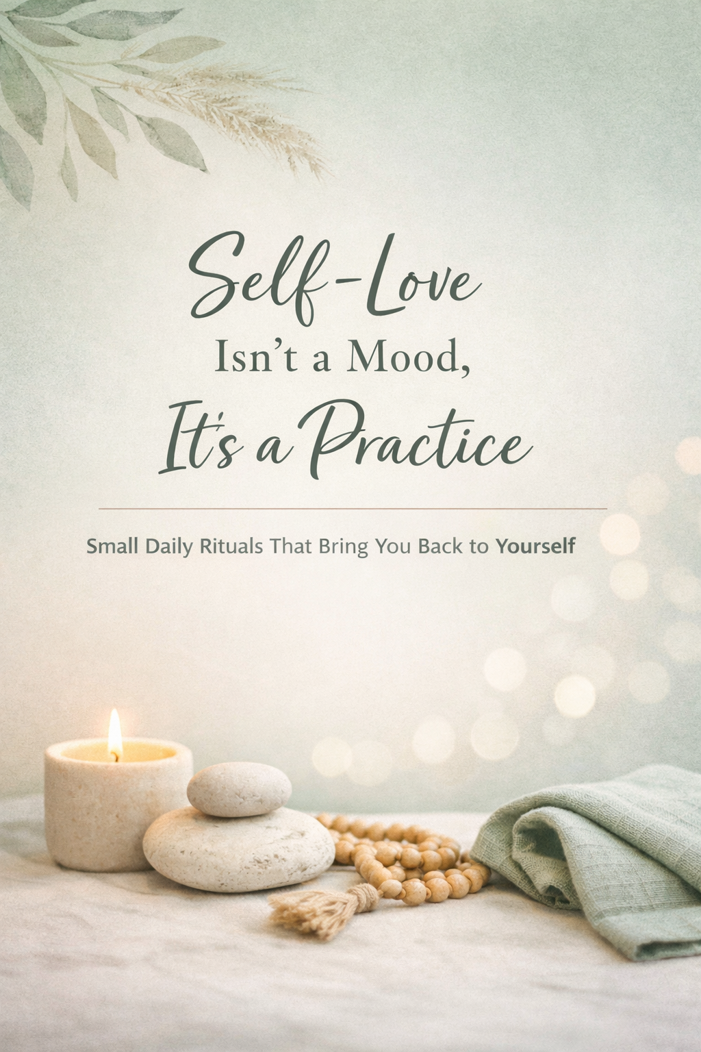 Self-Love Isn’t a Mood, It’s a Practice: Small Daily Rituals That Bring You Back to Yourself