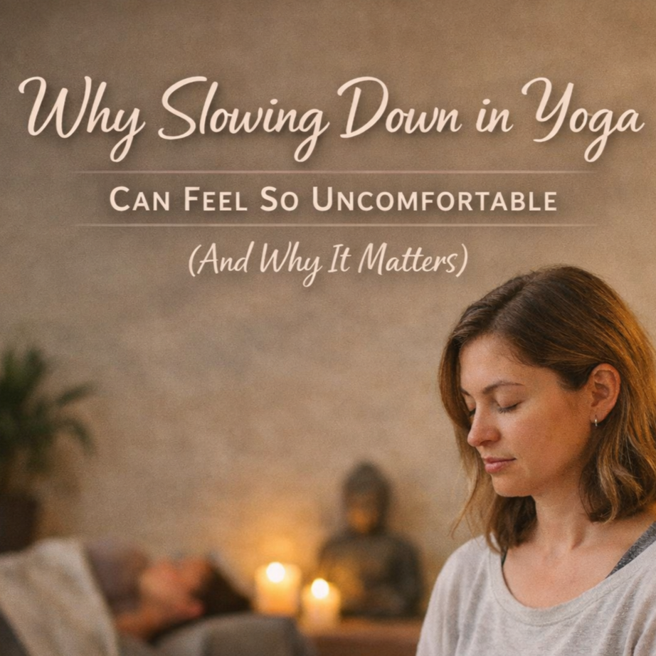 Why Slowing Down in Yoga Can Feel So Uncomfortable (And Why It Matters)