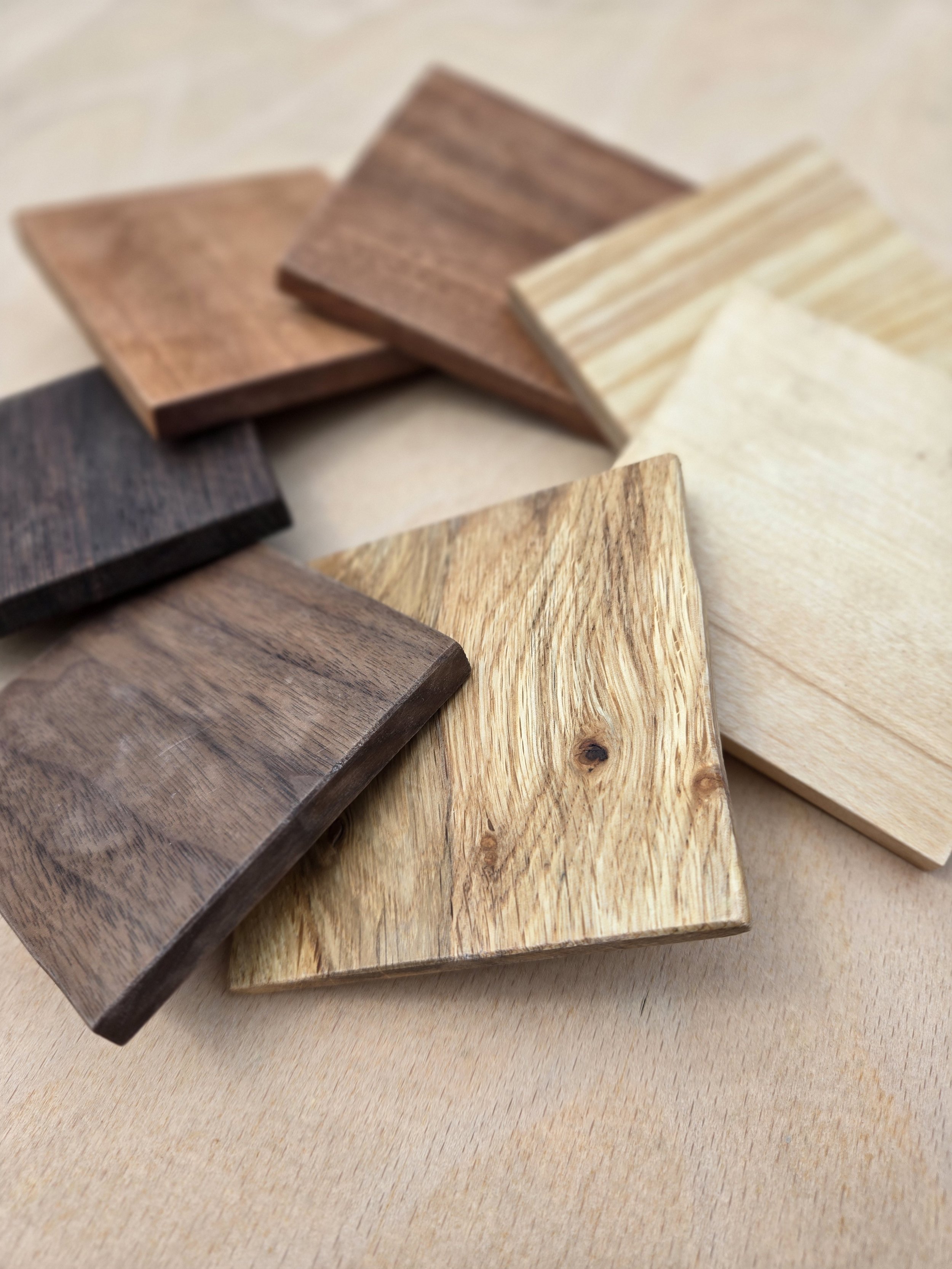 Hardwood Coasters