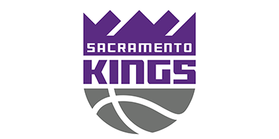Sacramento Kings logo featuring a purple crown and a basketball at the bottom.