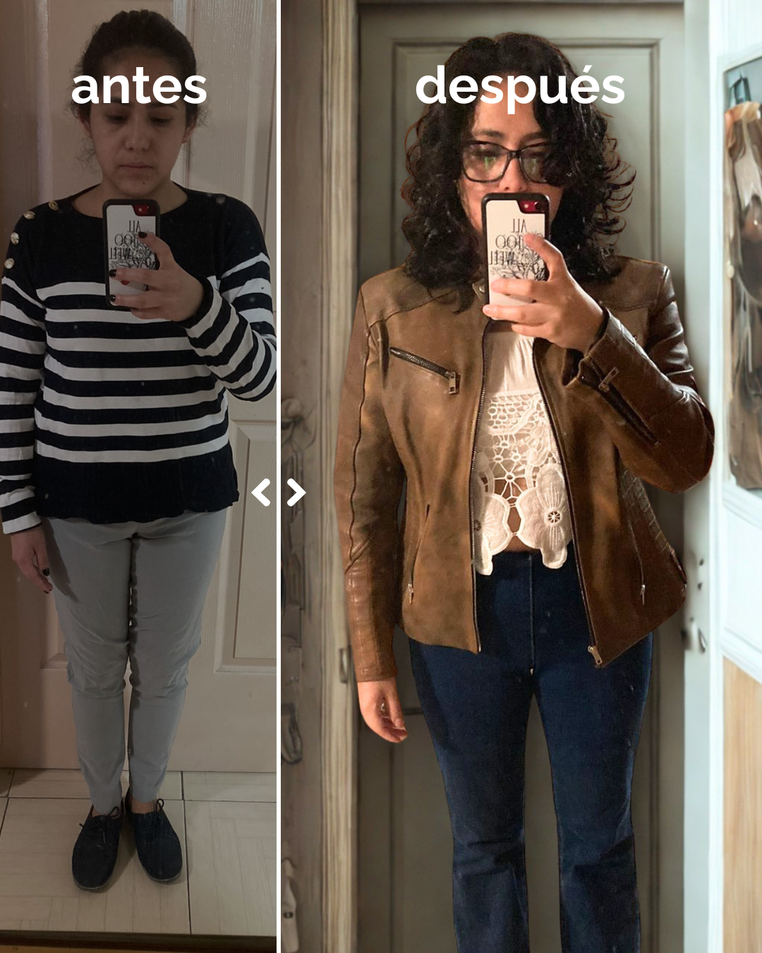 El antes y después del look de ana Isabel