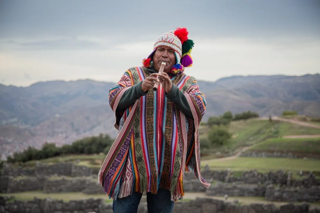Performer at Sacsayhuamán