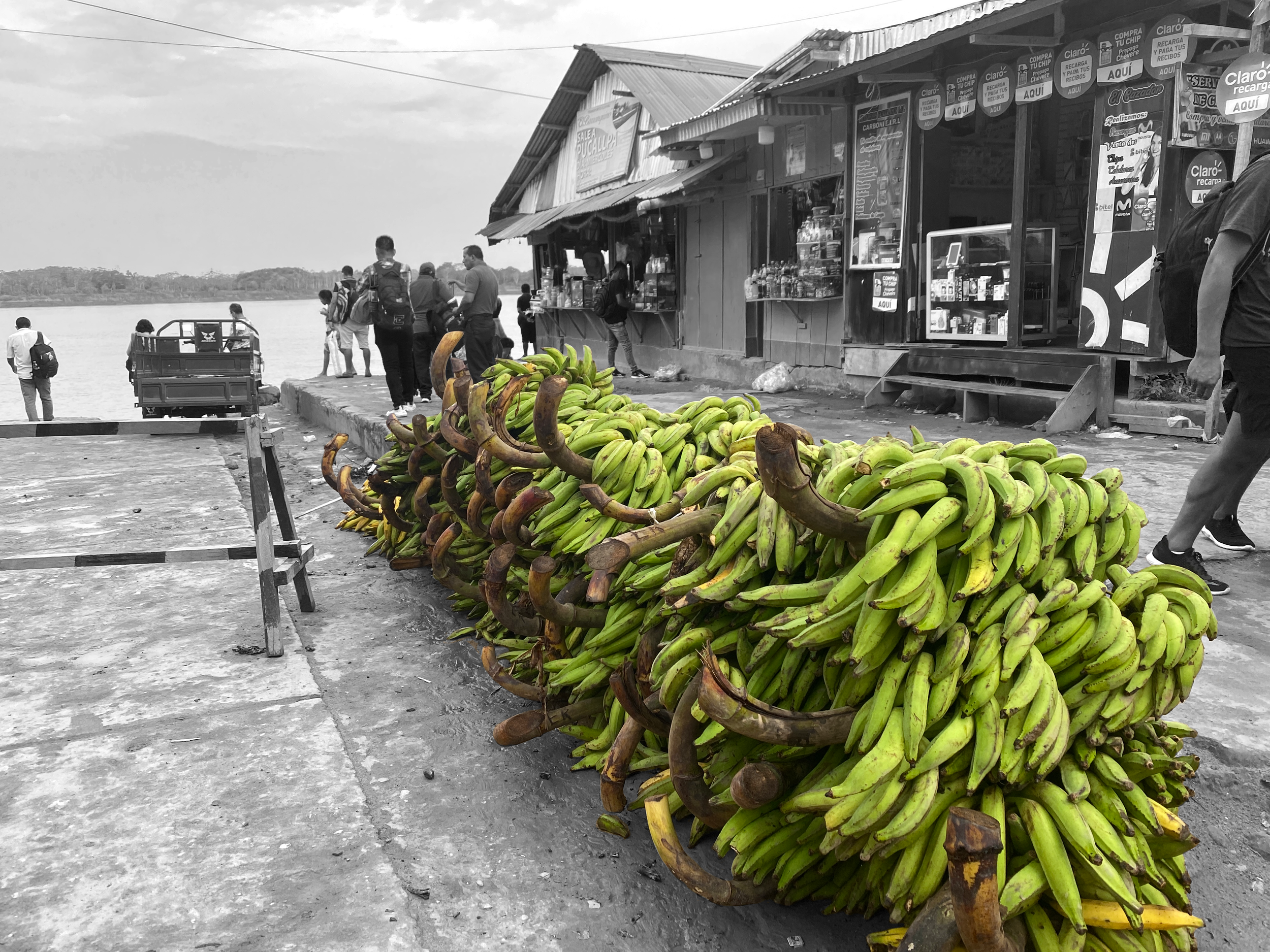 Banana Delivery, Nauta, The Amazon, Peru 