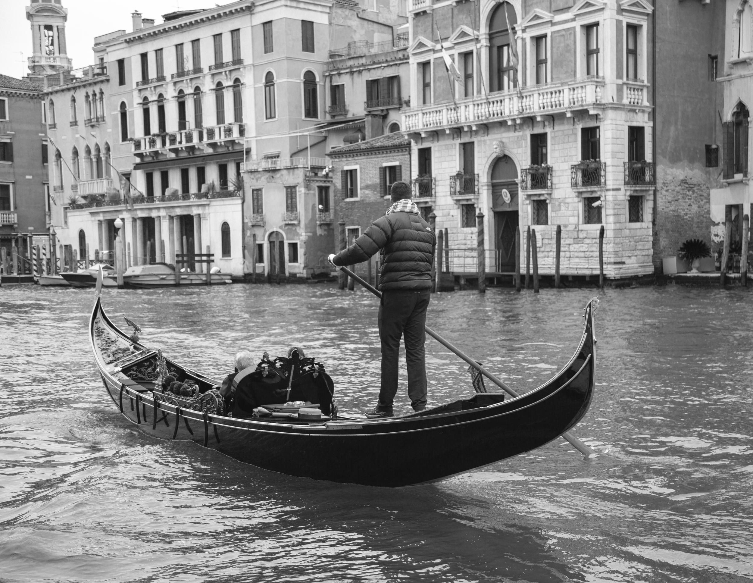 Venetian Gondolier, Venice Canals, Italy