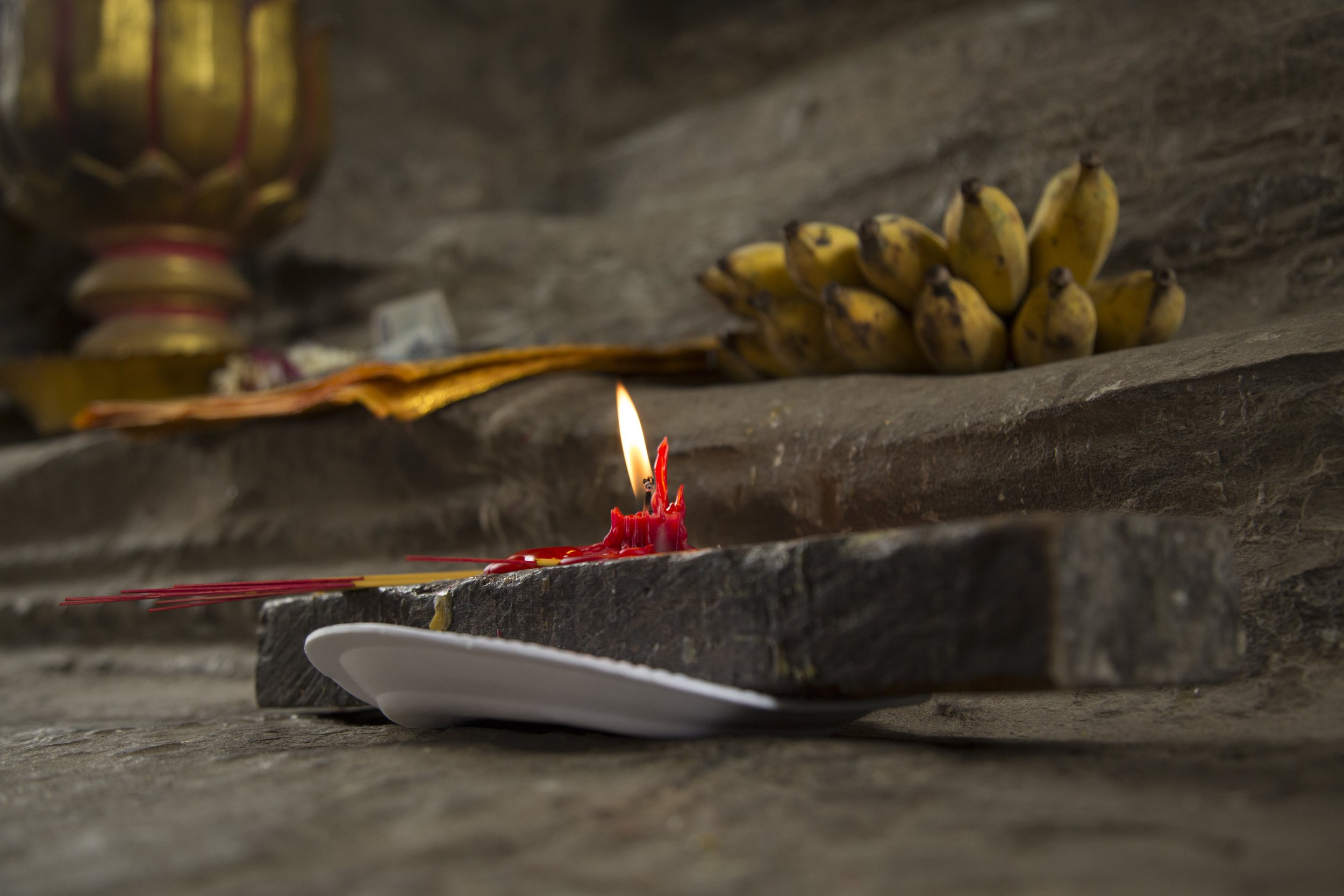 Offering at Angkor Wat