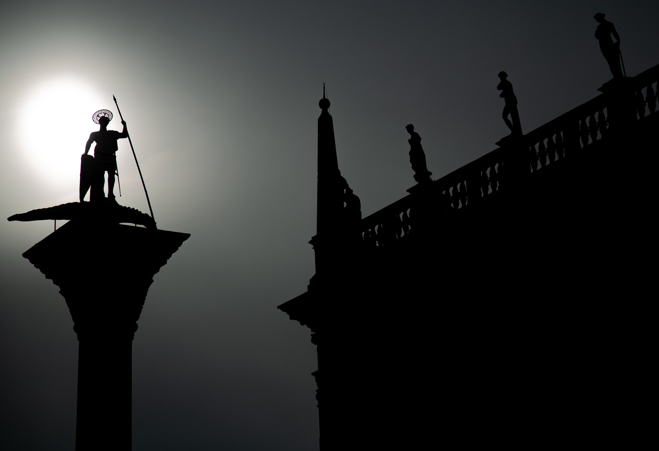 Statues over St. Mark's Square