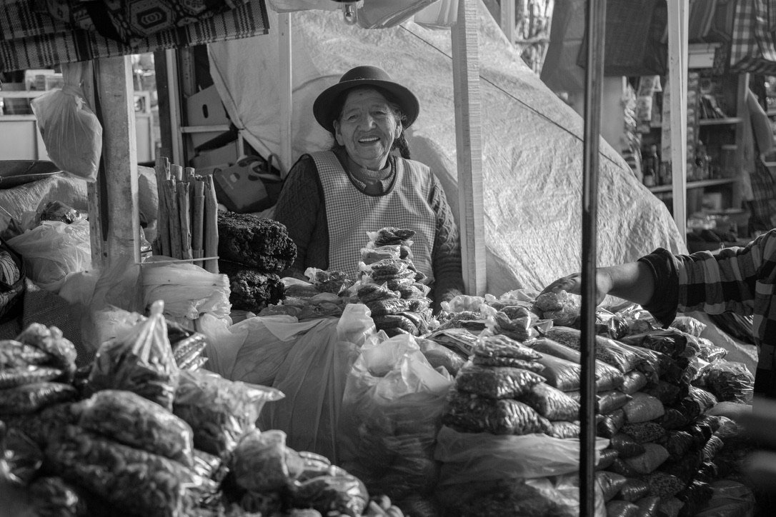 Spice Vendor at San Pedro Market 