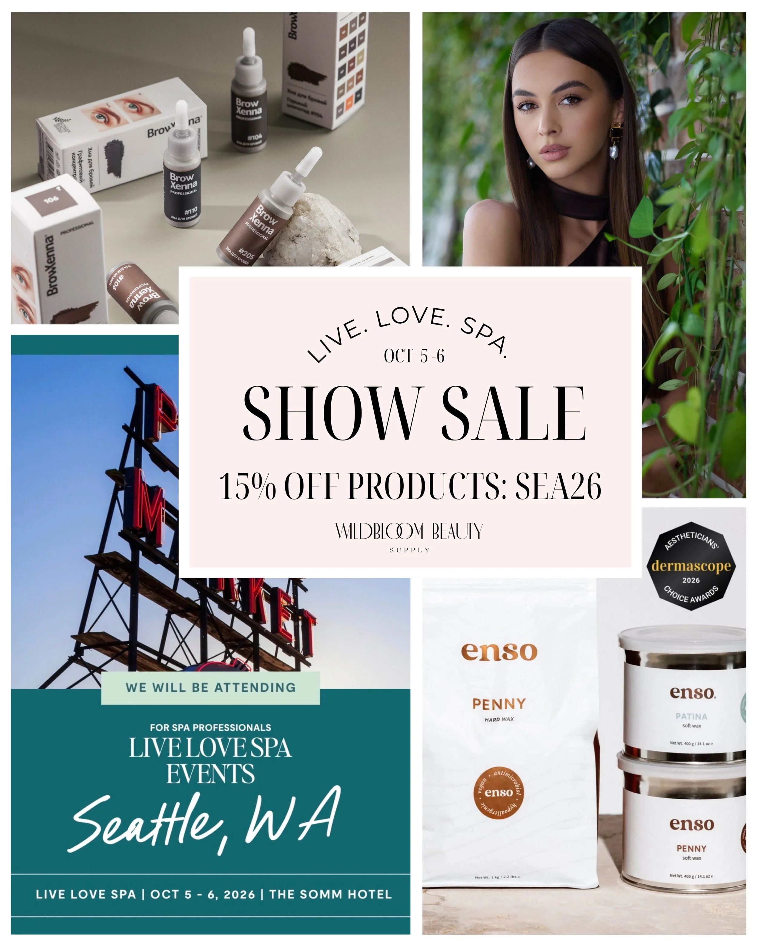 First Day of LIve. Love. Spa. in Seattle, WA. 🩵 It&rsquo;s been such a busy day, but absolutely the best connecting with all these local beauty professionals. Can&rsquo;t wait for day two! What a privilege it is to participate in this incredible eve