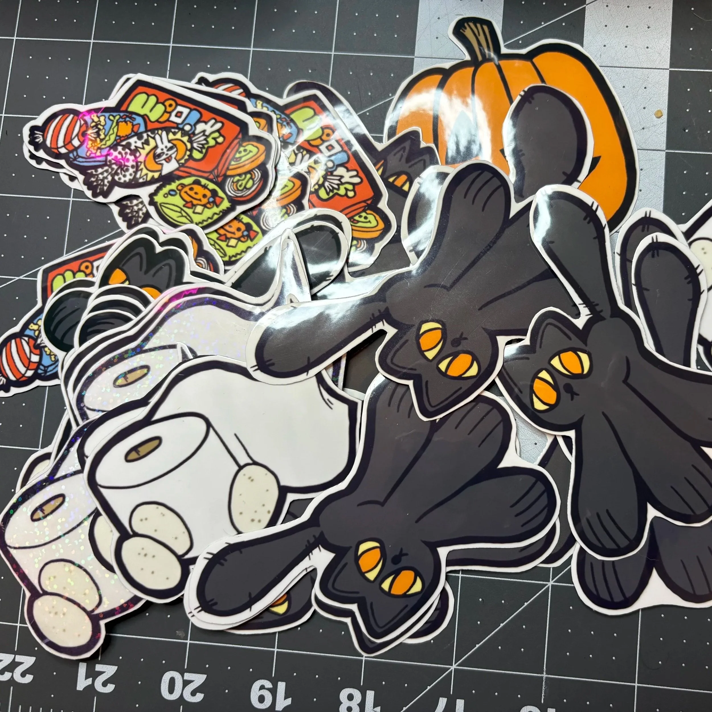 halloween sticker pack handcut stickers