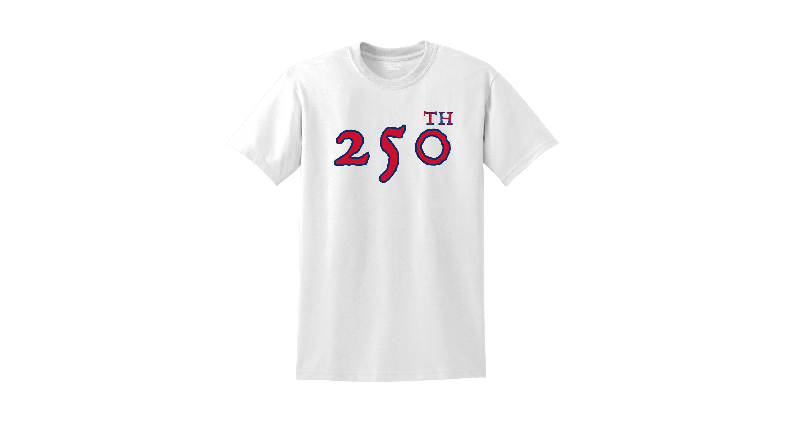 White 250th Anniversary Shirt