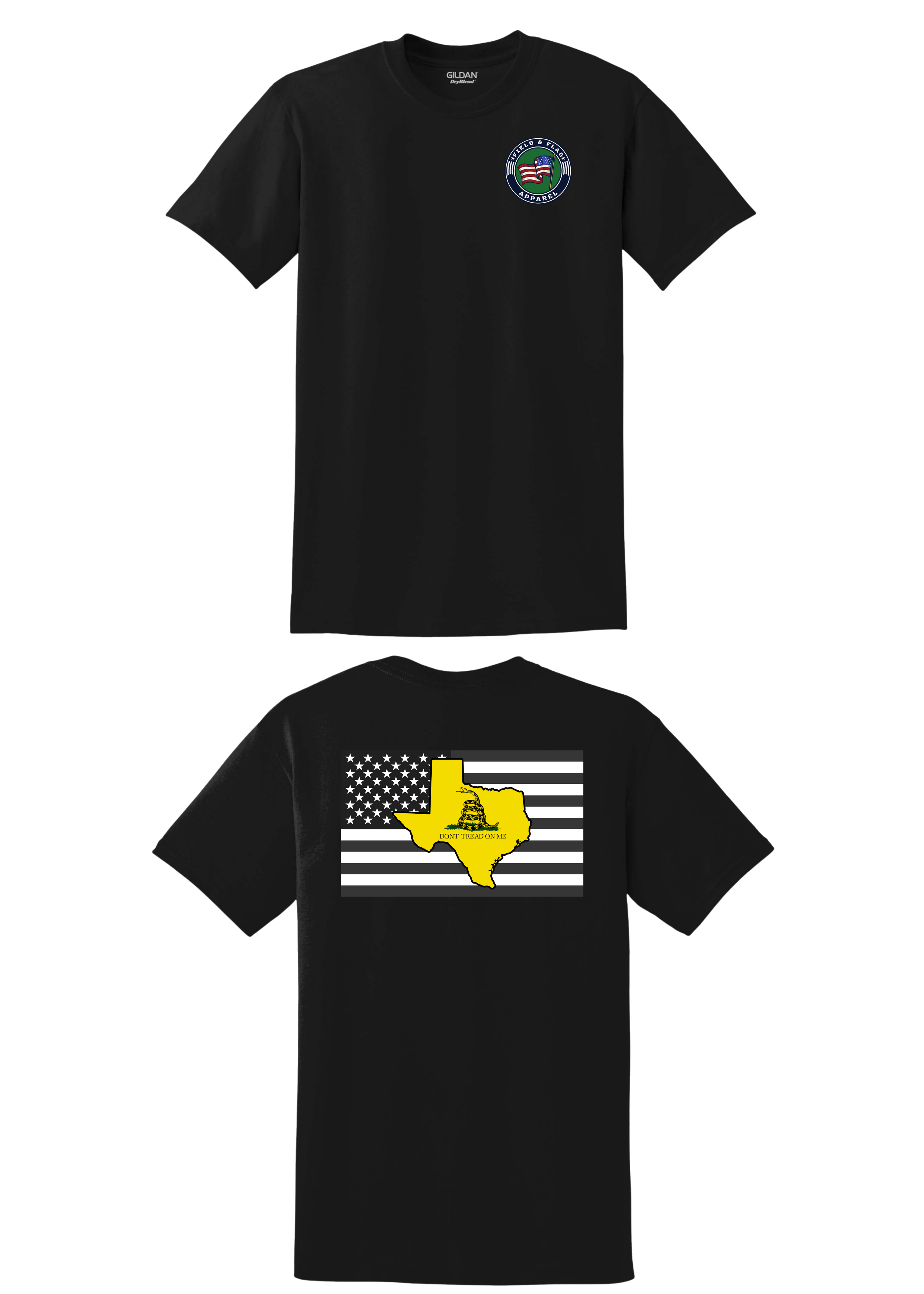 Gadsden Flag Designs on Shirts.png