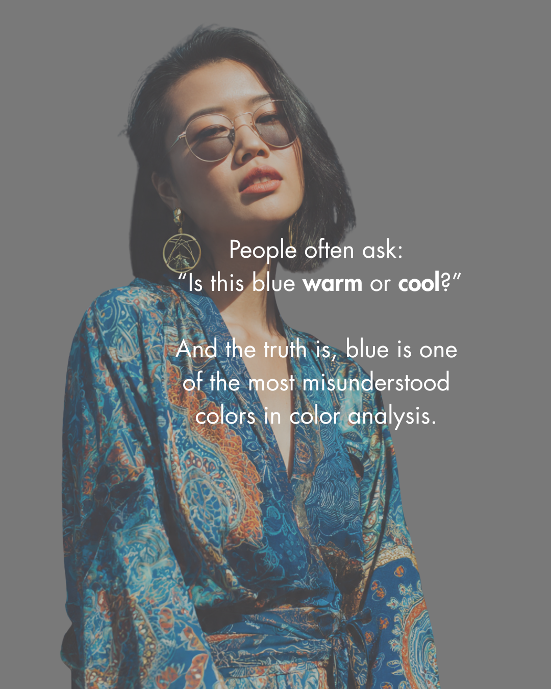 "Is this blue warm or cool?"It’s one of the most common questions in color analysis—and one of the most misunderstood.