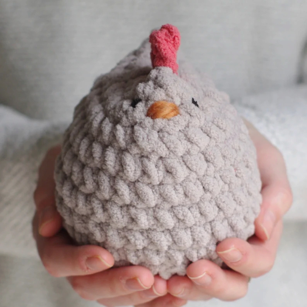 No Sew Amigurumi Hen Crochet Toy Pattern