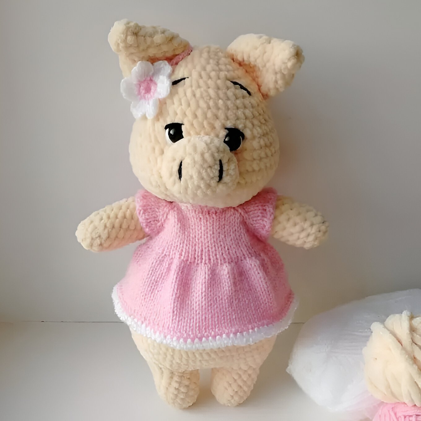 Free Download Stuffed Piggy Crochet Pattern