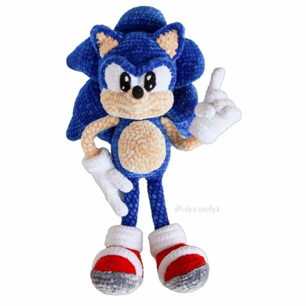 Sonic the Hedgehog Crochet Pattern PDF Free