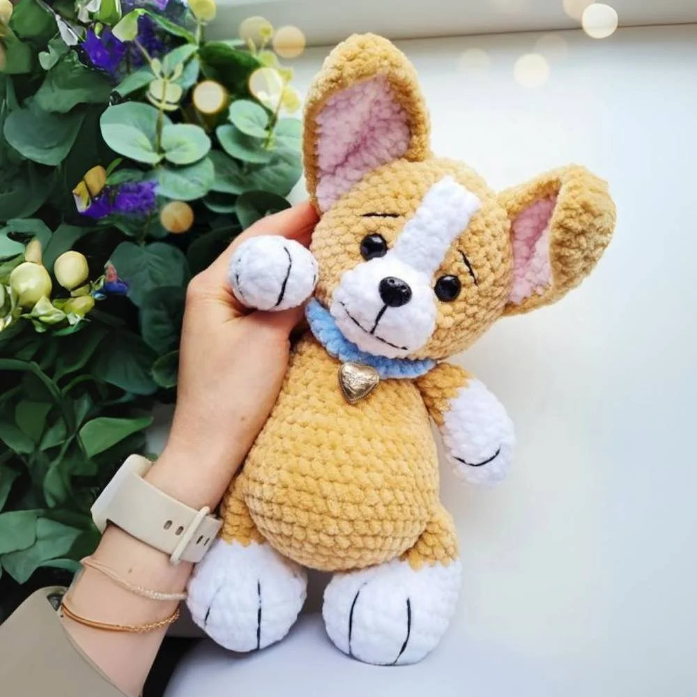 Free PDF Corgi Amigurumi Crochet Pattern