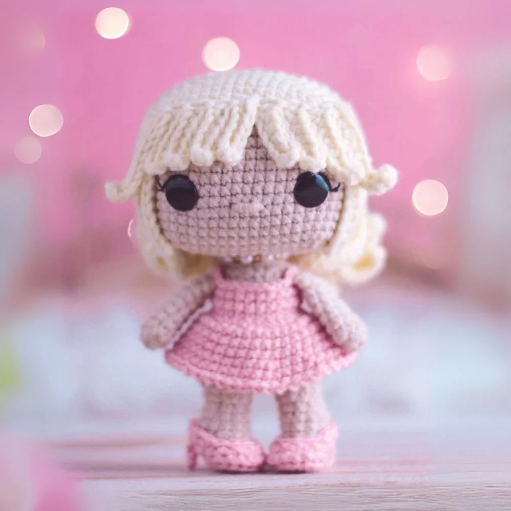 Free PDF Barbie Doll Amigurumi Crochet Pattern