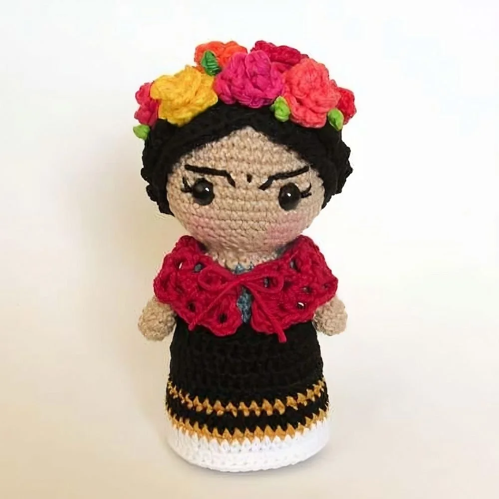 Free Frida Kahlo Doll Amigurumi Pattern