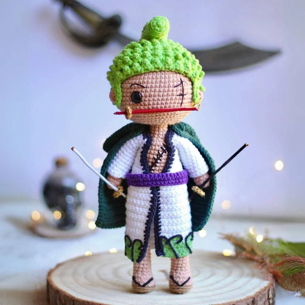 Free Zoro One Piece Crochet Pattern