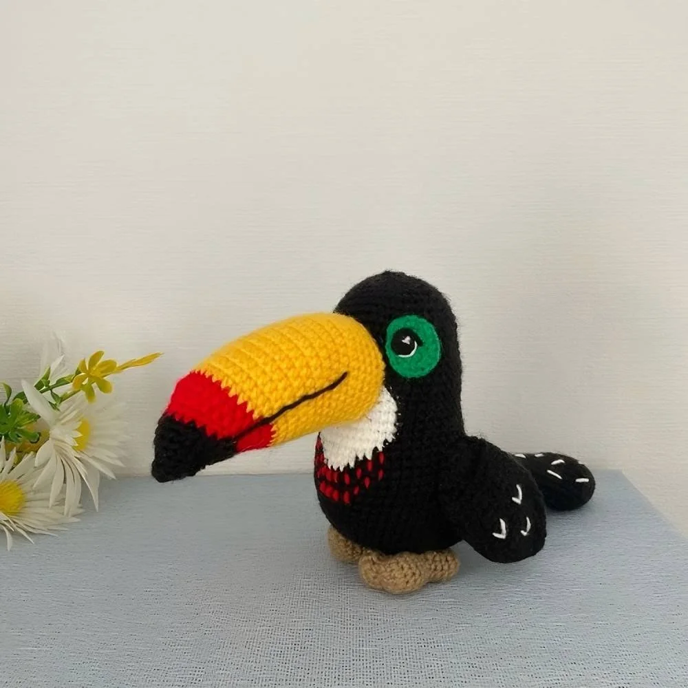 Free Realistic Tropical Toucan Crochet Pattern