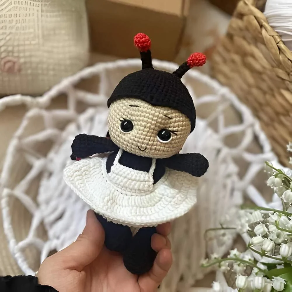 Free Ladybug Sprite Doll Crochet Pattern