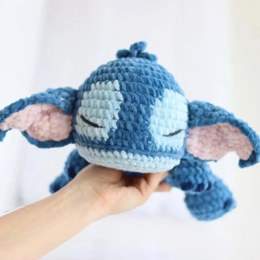 Free Sleepy Plush Stitch Crochet Pattern