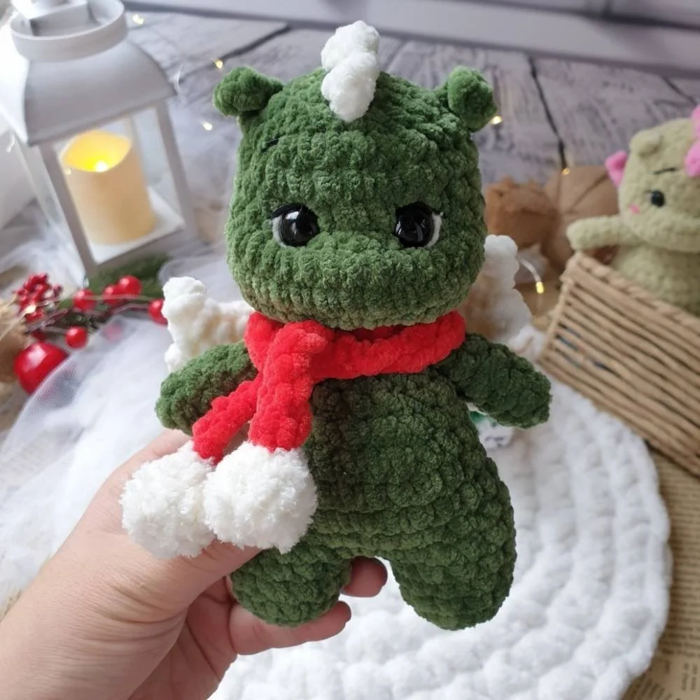 Free Fantasy Green Dragon Crochet Pattern