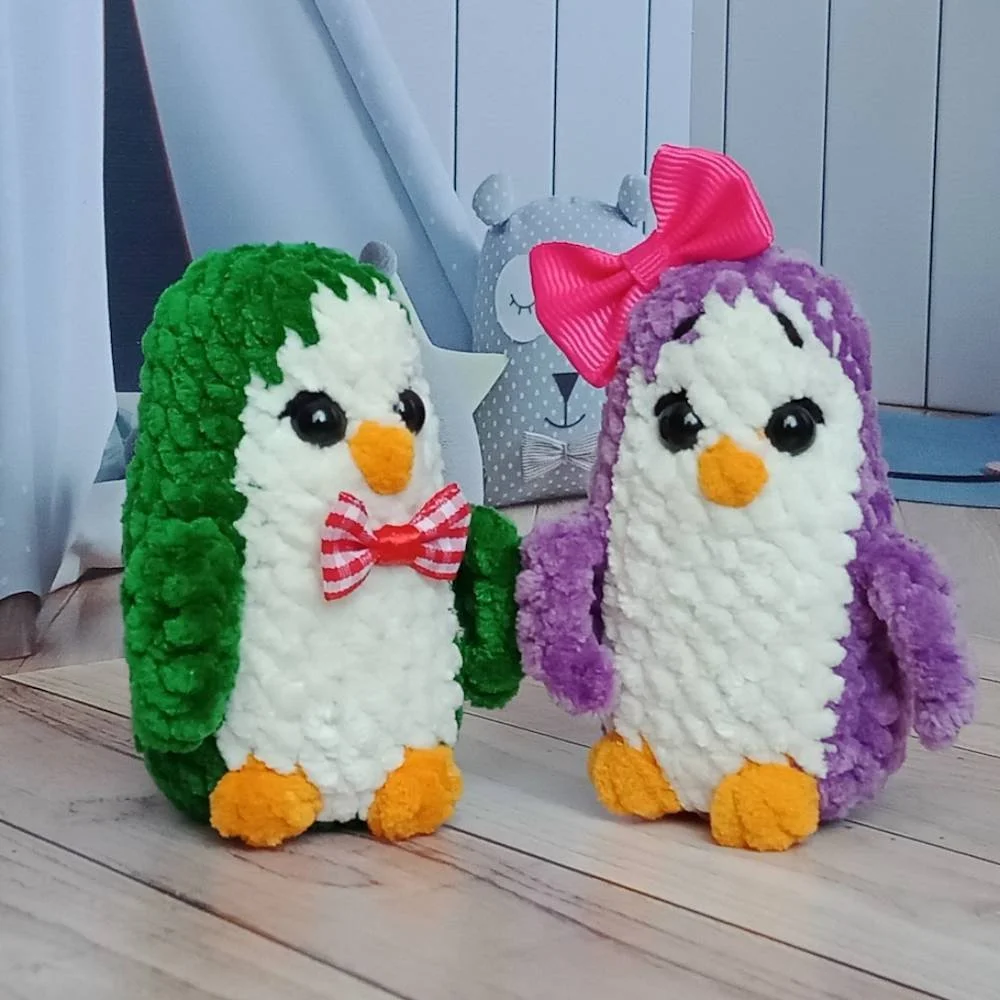 Now Sew Plush Penguin Free Crochet Pattern