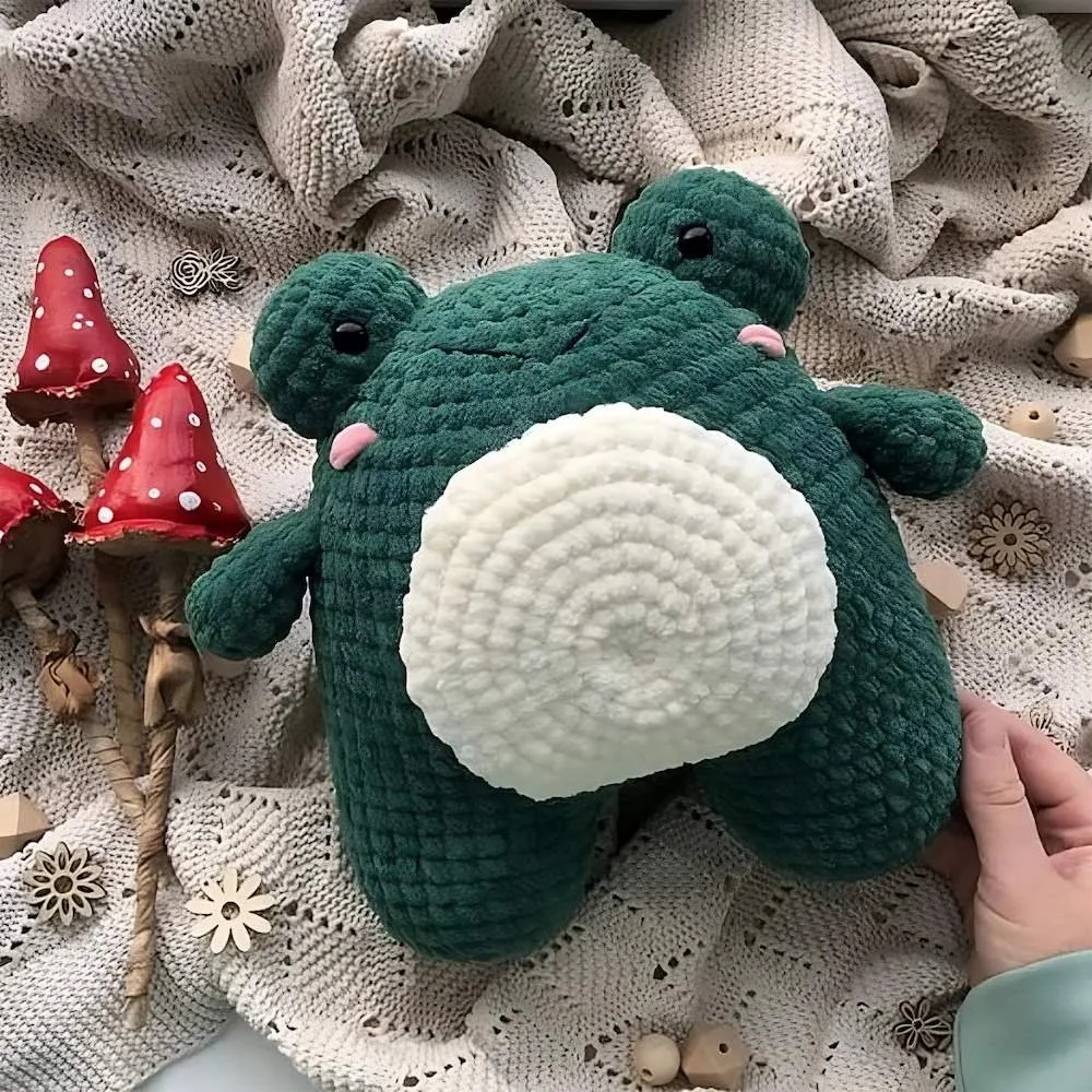 Easy Frog Pillow Crochet Pattern.jpg