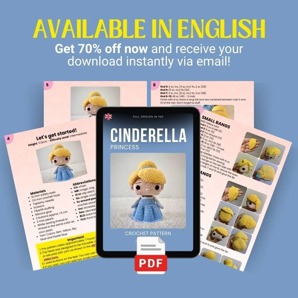 Princess Cinderella Amigurumi Doll Pattern 2.jpg