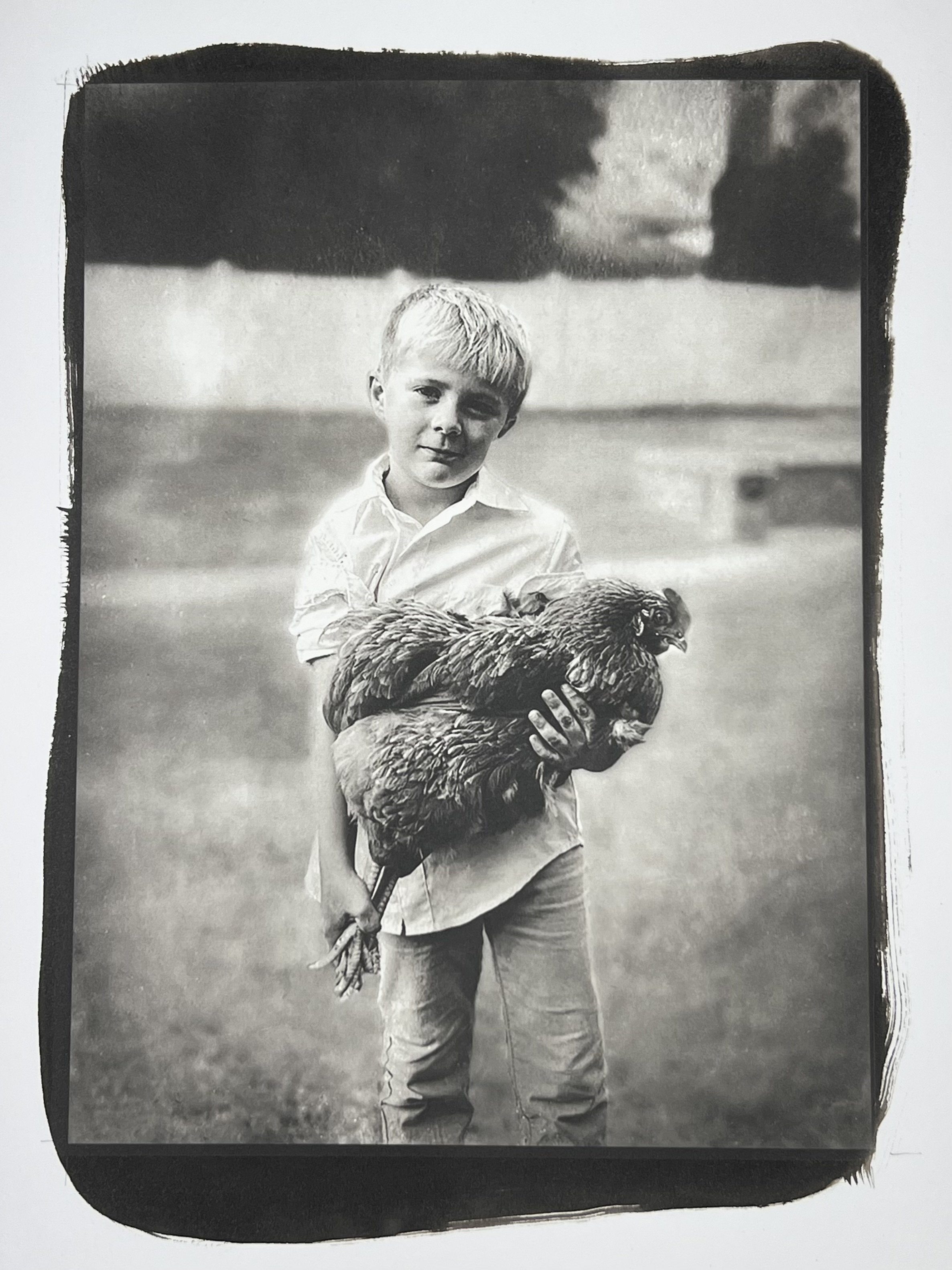 "Chicken", platinum + palladium on Hahnemuhle Platinum Rag paper, 9" x 12"