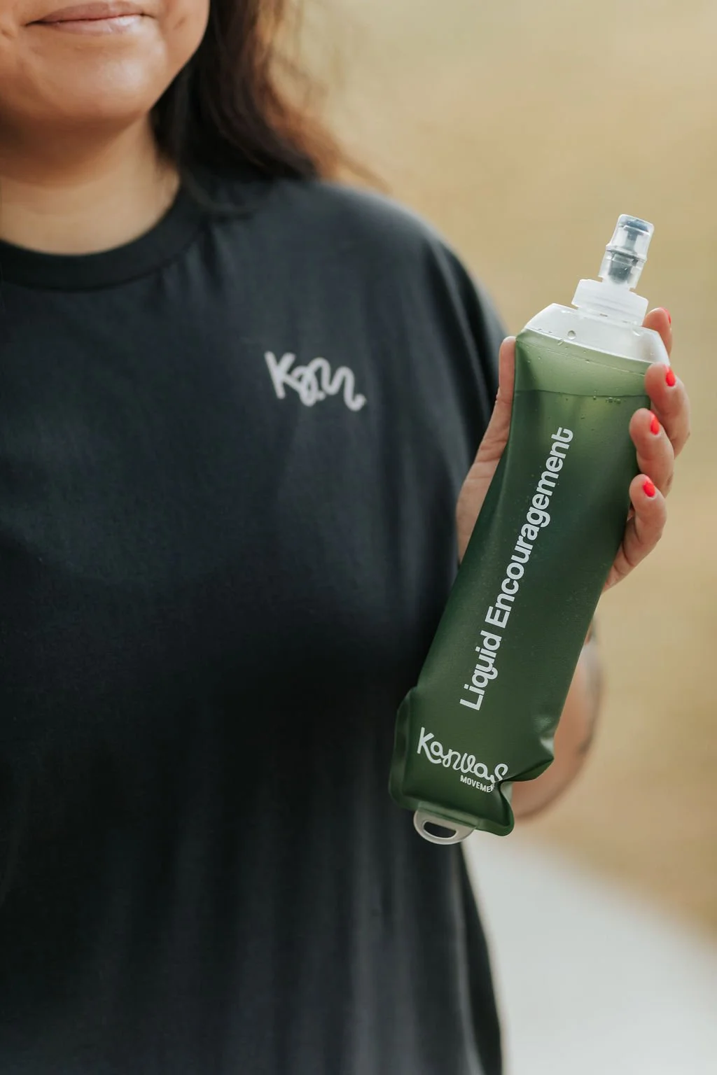 Liquid encouragement soft flask