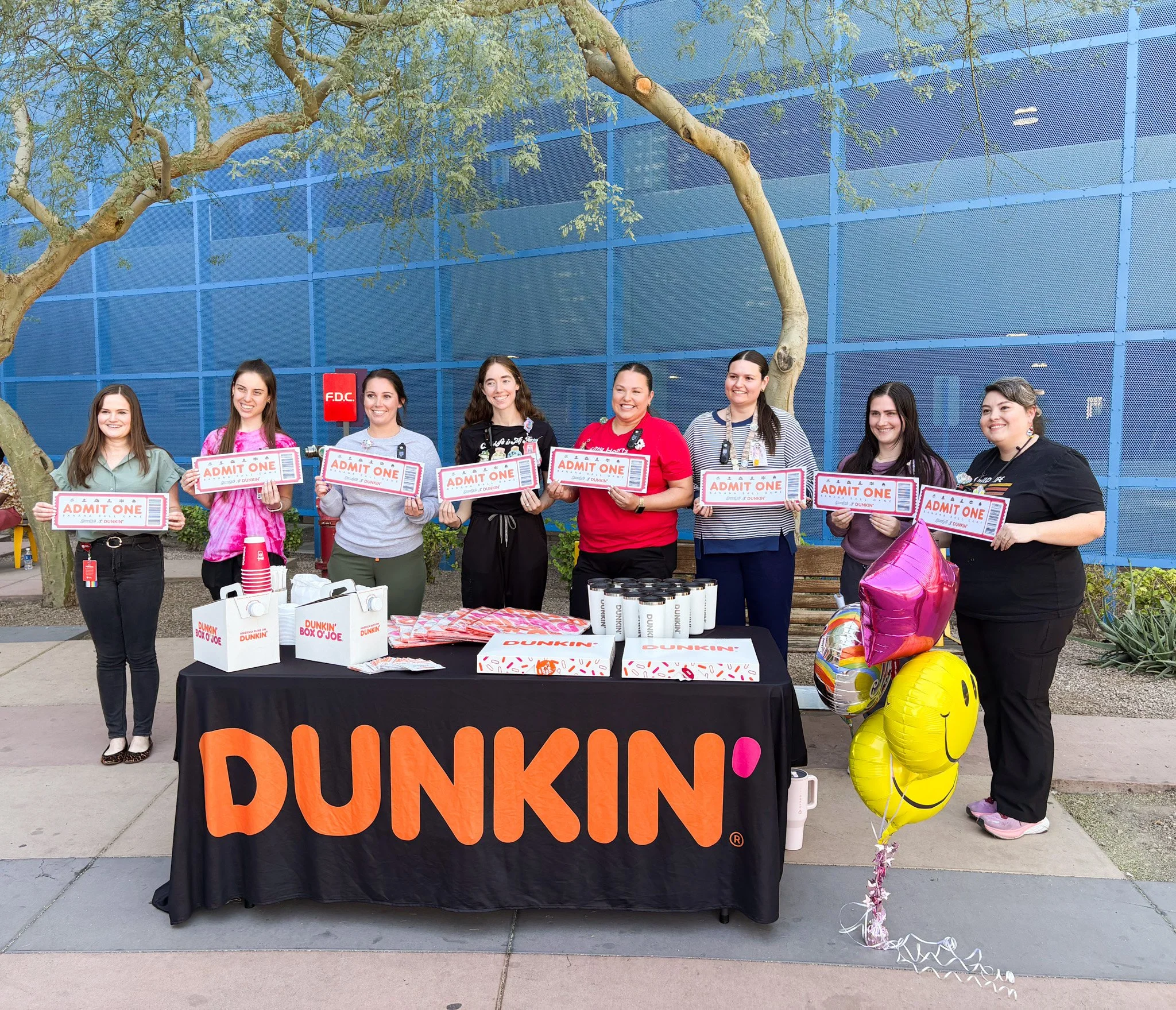 Dunkin’ Celebrates Phoenix Children’s Community Heroes with $10,000 Donation and Surprise Banana Ball Experience