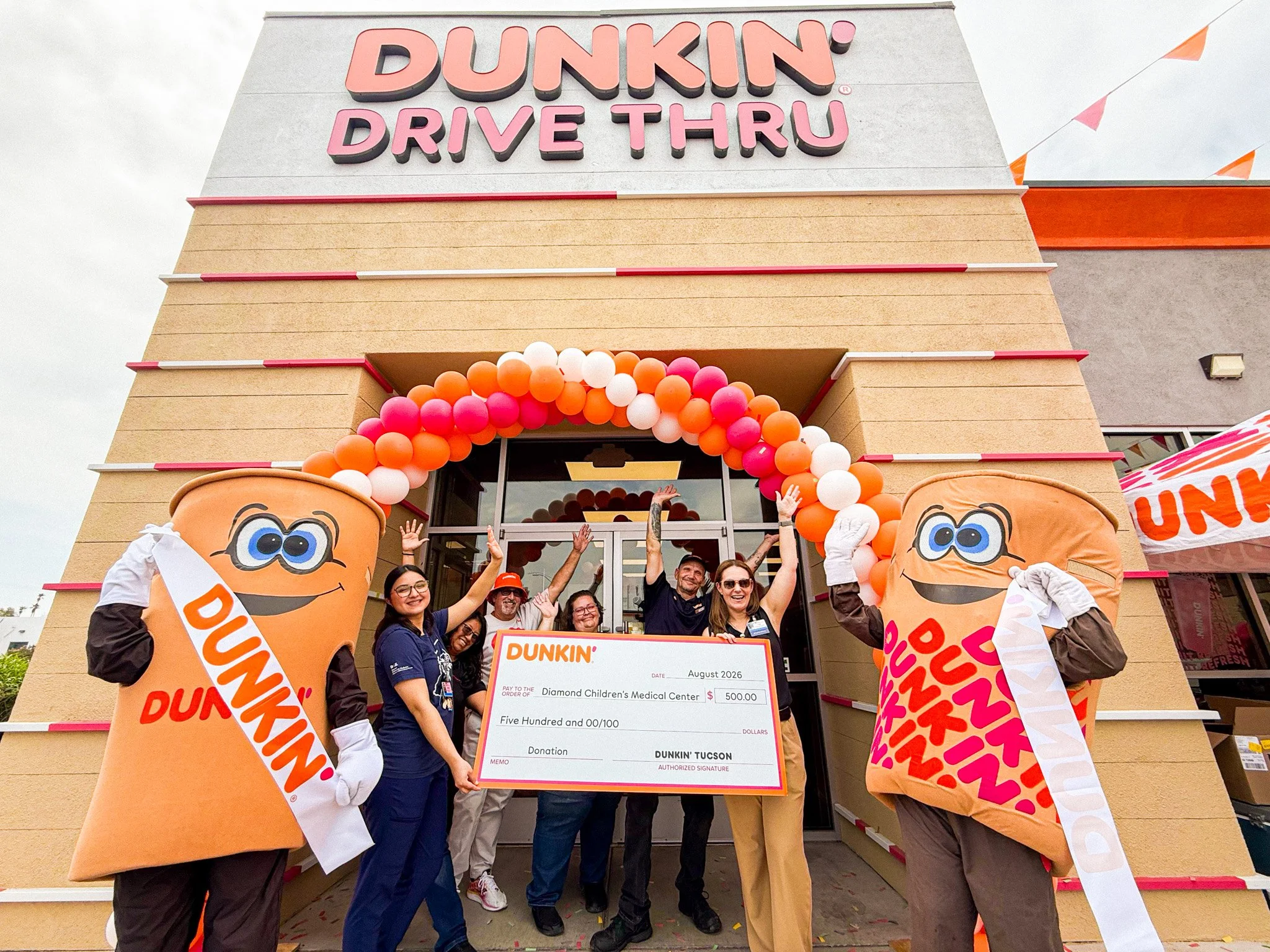 Quality Brand Group Reopens Remodeled Next Generation Dunkin’ in Tucson with Community Celebration and $500 Grant to Banner Children’s