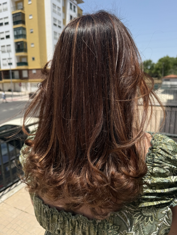 caramel highlights