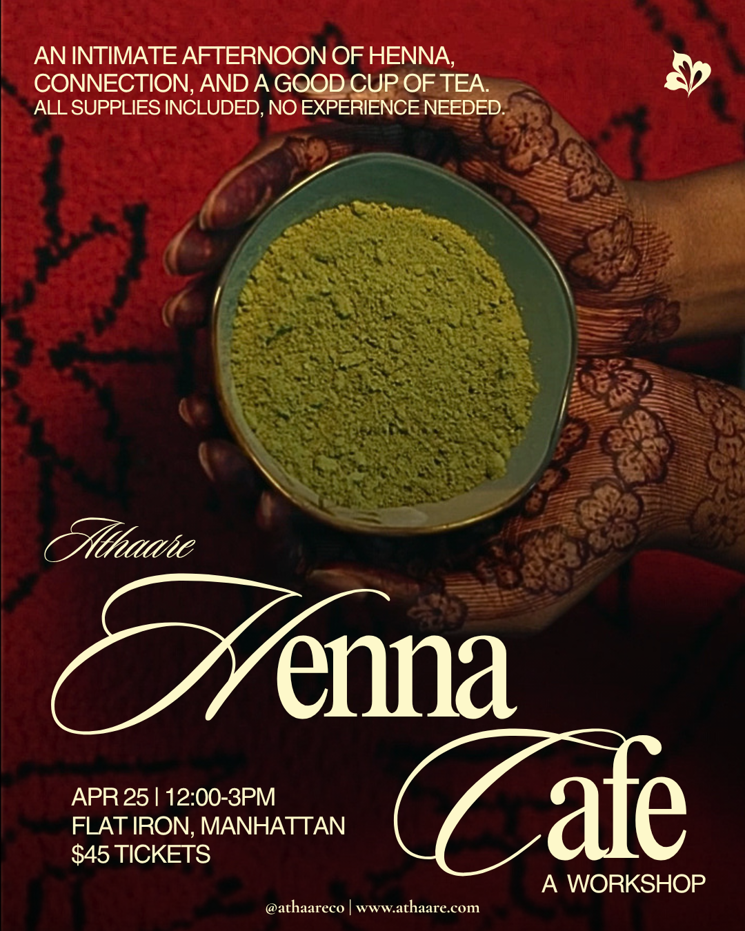 Athaare Henna Cafe | A Workshop [The Spring Edit]
