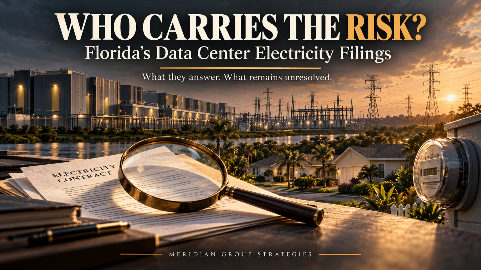 Florida’s Data Center Electricity Filings: What They Answer and What Remains Unresolved