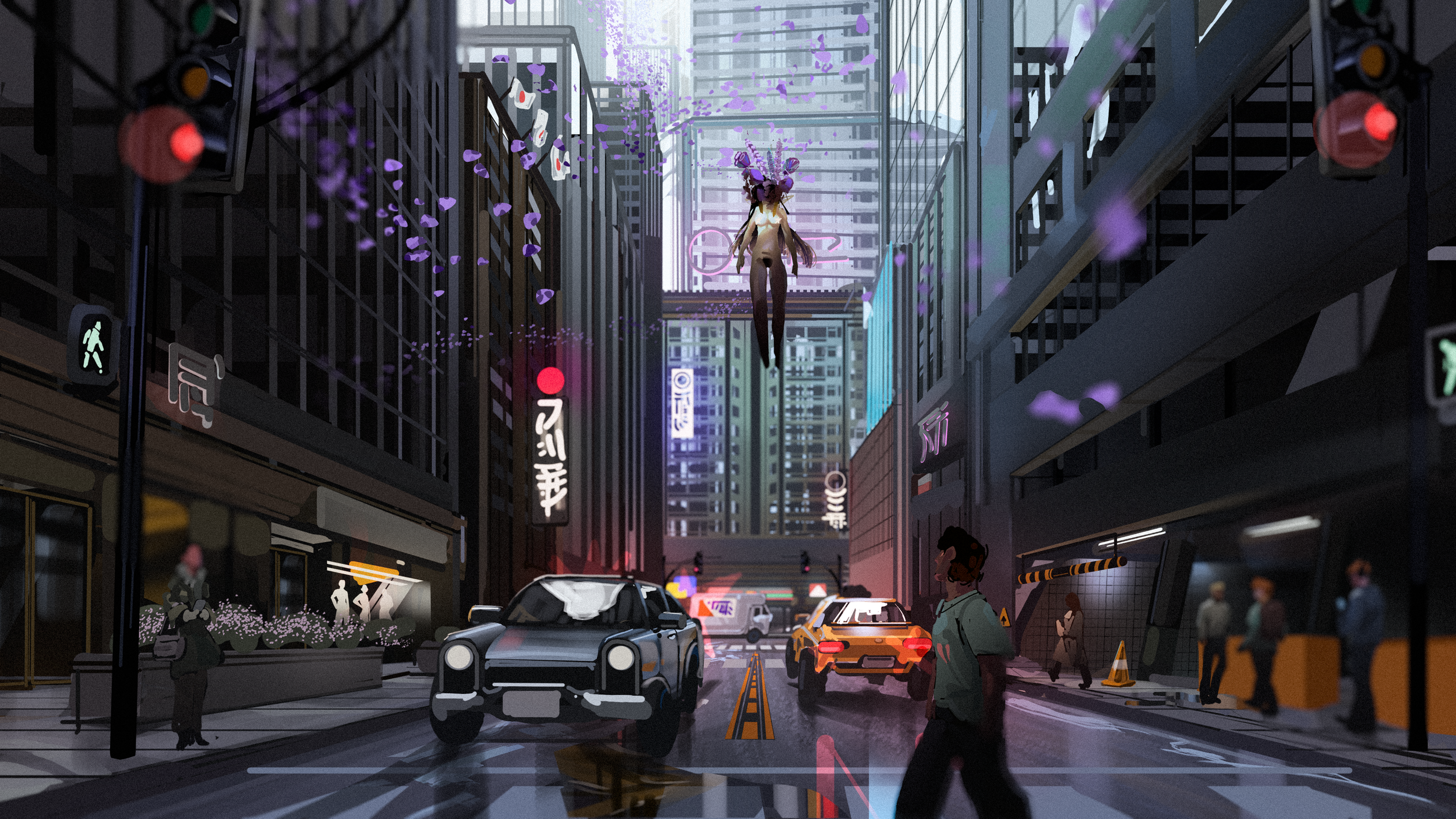 purple flower girl22.png