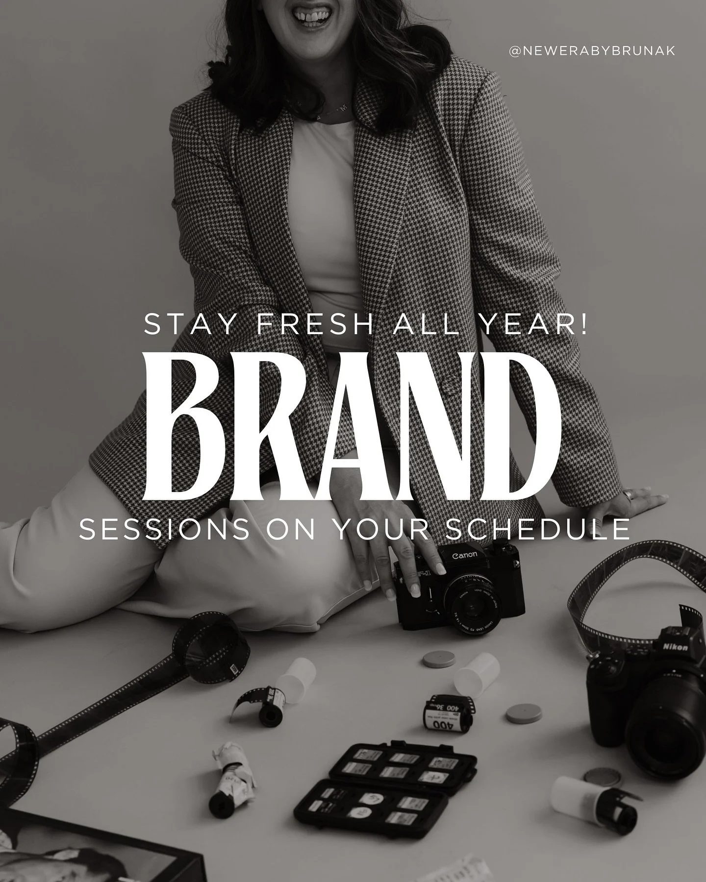 Stay fresh all year, brand sessions on your schedule. 

These packages are designed to give you consistent, high quality brand imagery at a better value than booking individual sessions. 

Monthly, bi-monthly and quarterly sessions available for 1 ye