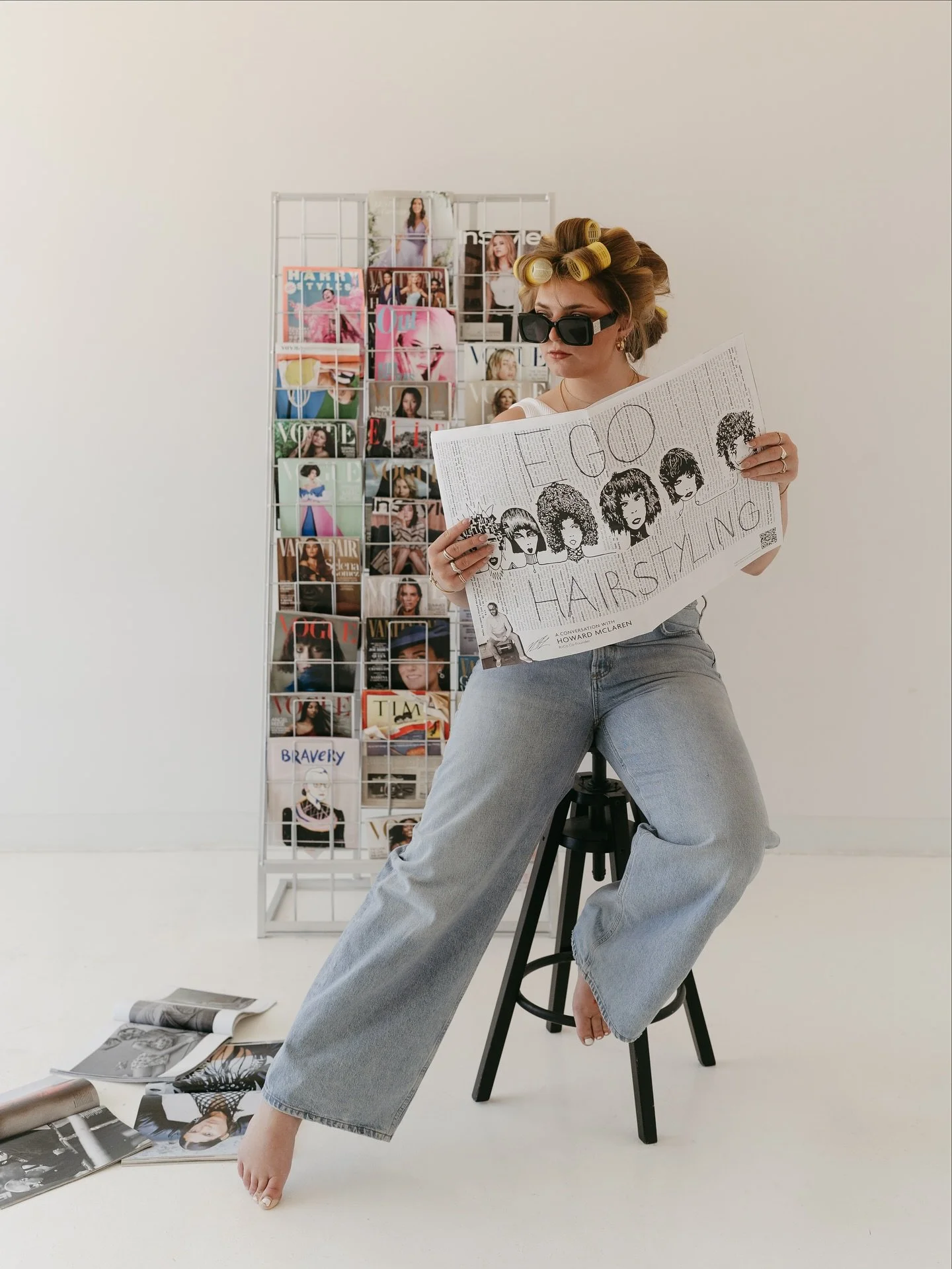 From rollers to realness, this session gave main character energy 💇&zwj;♀️💅