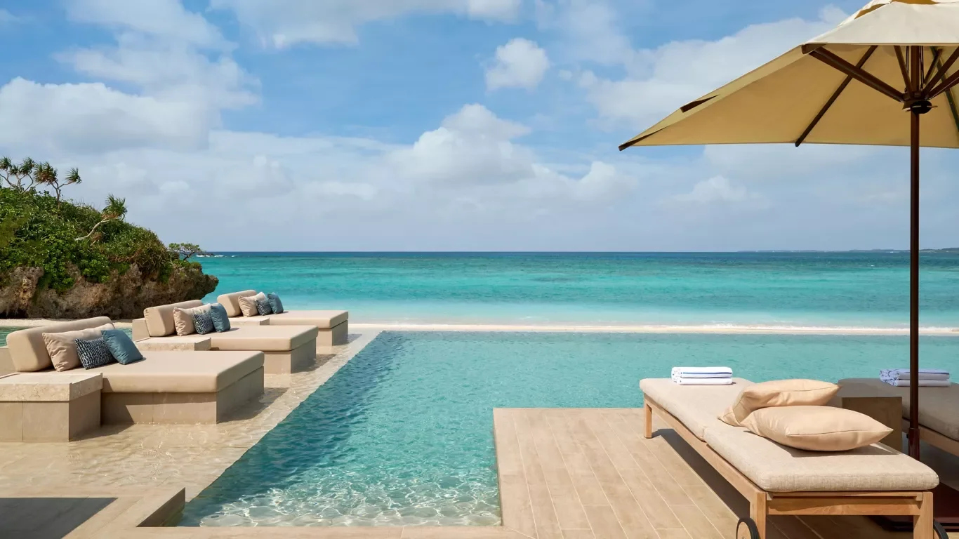 Beach front on Miyako Island